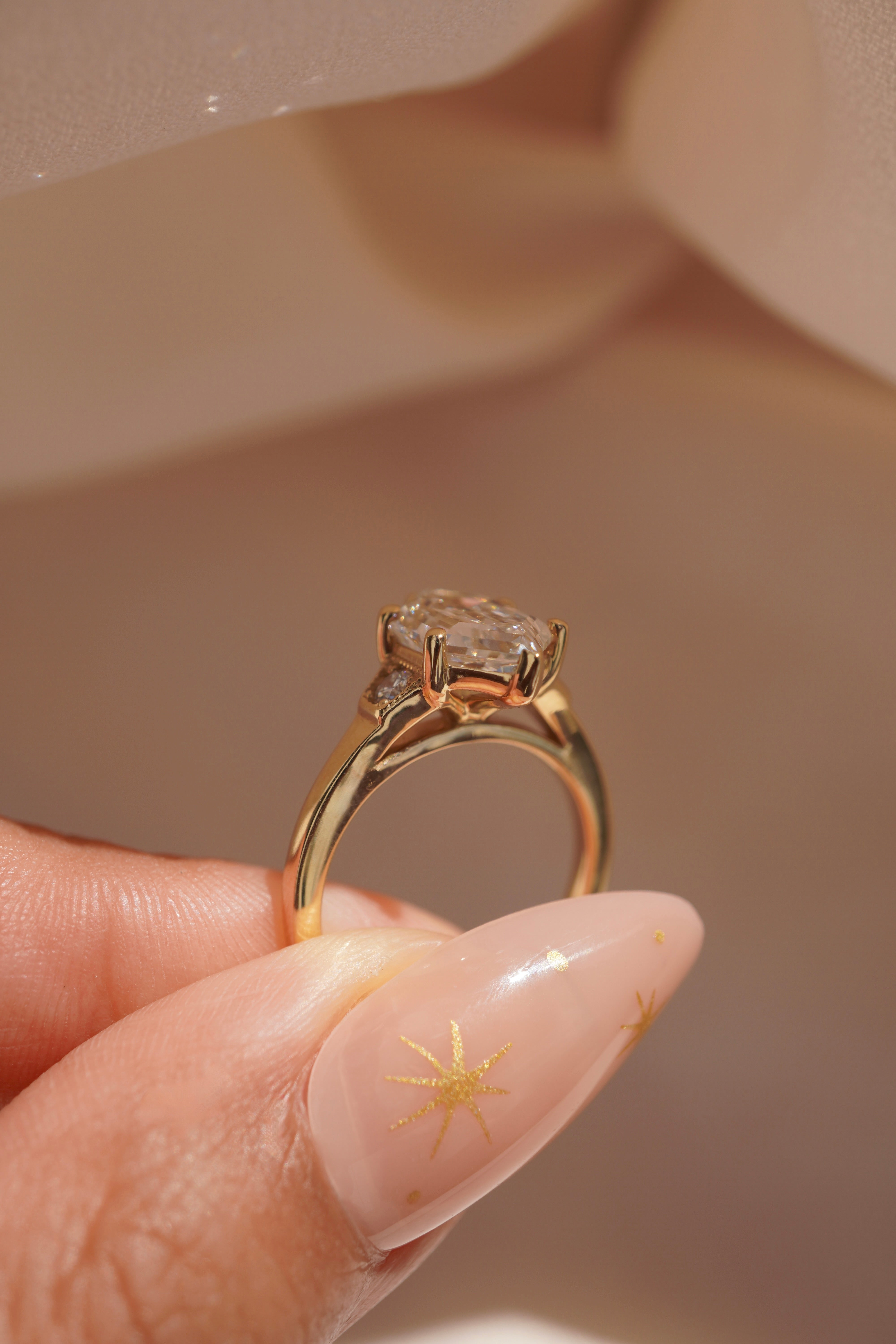Sofia Hexagon Engagement Ring
