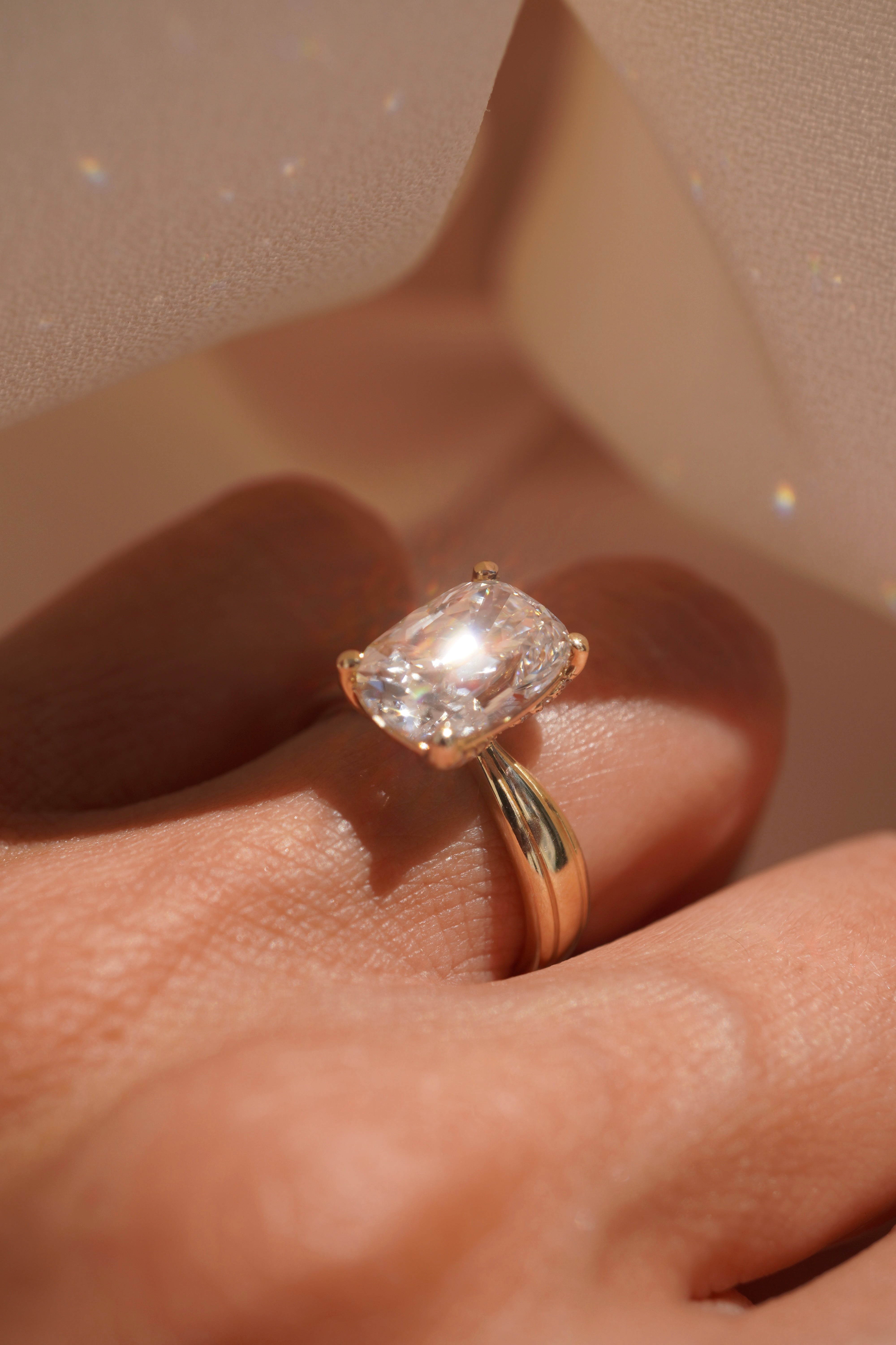 Margot Old Mine Cushion Ring