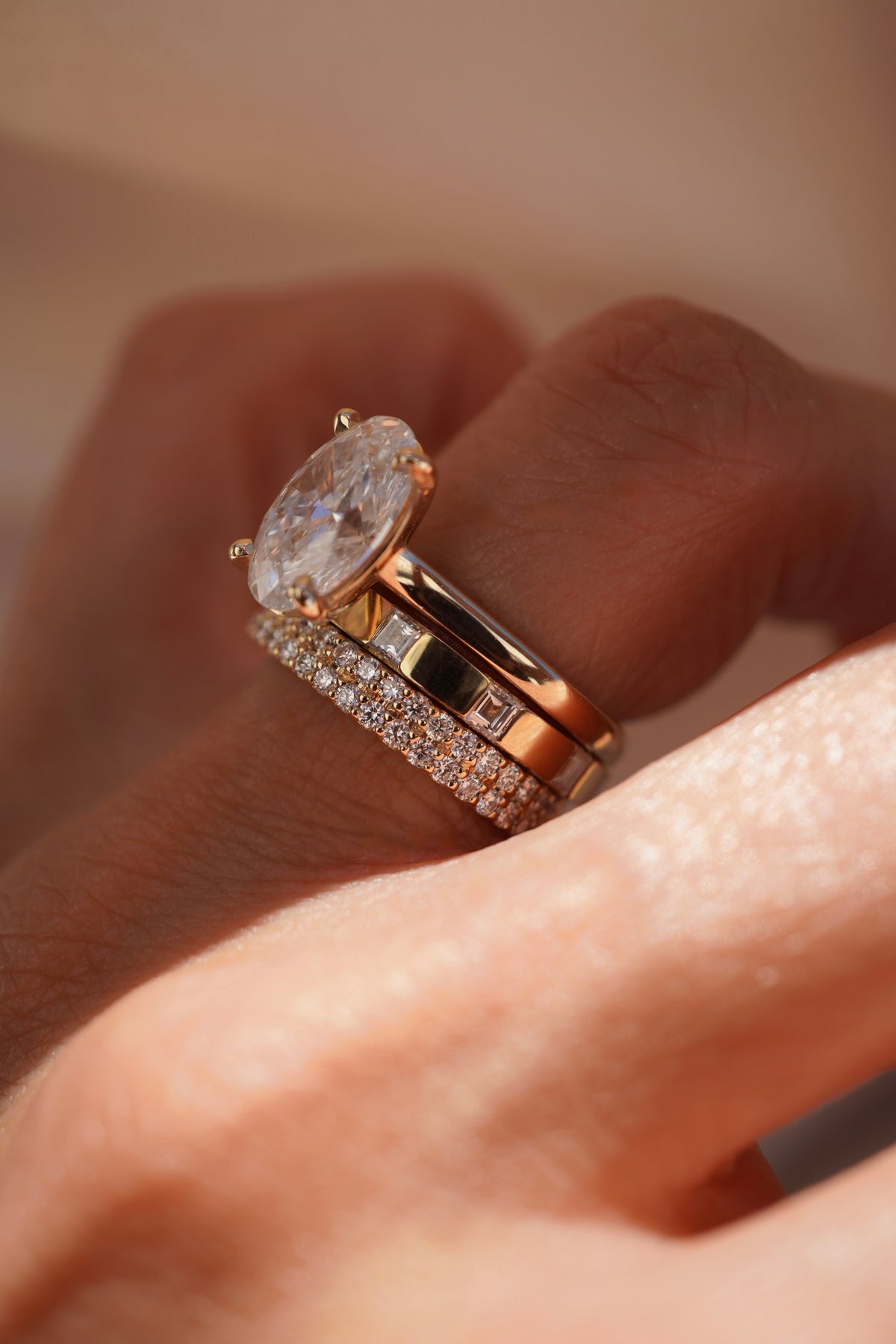 Double Row Diamond Band